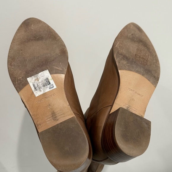 TONY BIANCO Jake Rust Diesel Ankle Boots Booties Brown Leather Size 8.5 - Picture 12 of 13